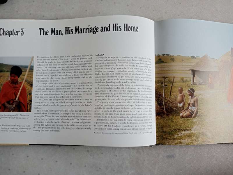SIGNED BOOKS ON AUCTION TODAY- "   SCARCE HARD COVER COFFEE TABLE BOOK-XHOSA PEOPLE   "