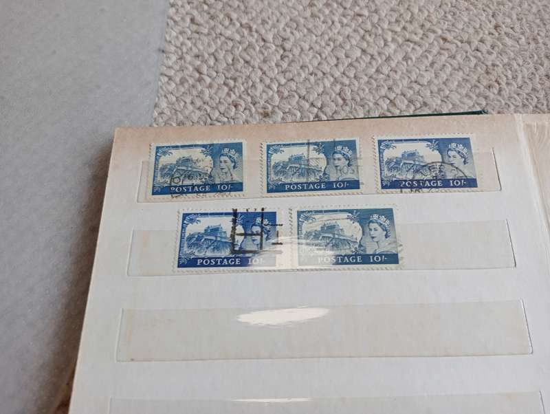 GB-USEFUL COLLECTION OF ONLY HIGH VALUES QEII AND OTHER BACK OF THE BOOK