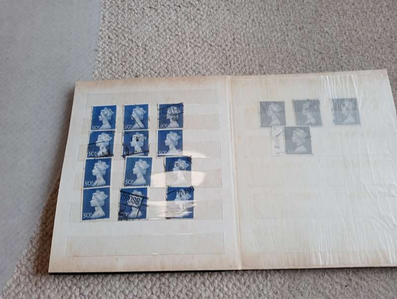 GB-USEFUL COLLECTION OF ONLY HIGH VALUES QEII AND OTHER BACK OF THE BOOK