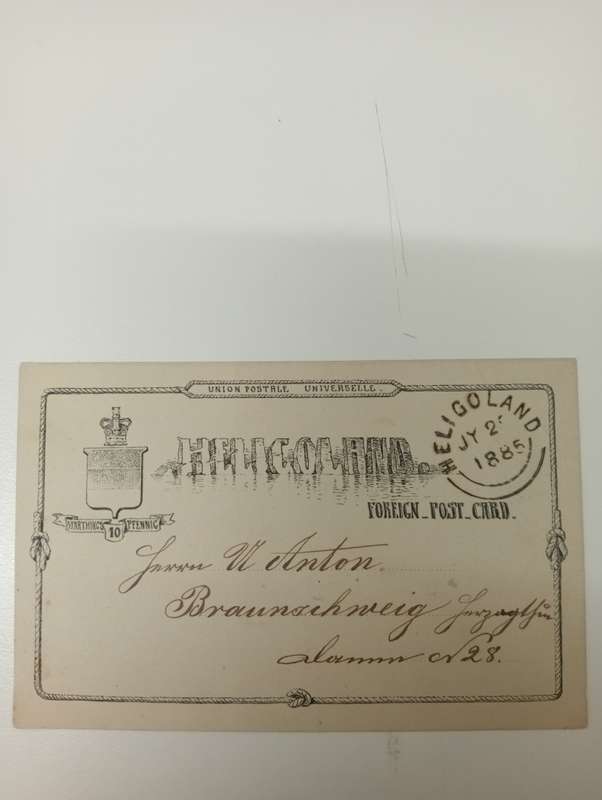 HELIGOLAND SCARCE POST CARD-SEE BELOW
