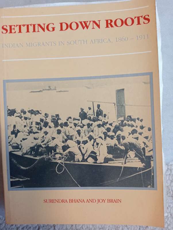 SIGNED BOOKS ON AUCTION TODAY- "  INDIAN MIGRANTS 1860-1911 IN SOUTH AFRICA-SIGNED   "
