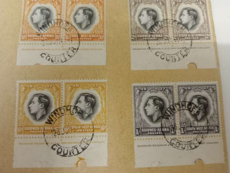 SWA-VERY SCARCE SET AS IMPRINT PAIRS !! SUPERB ITEM !!
