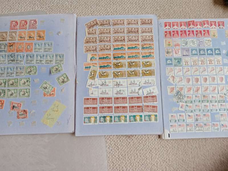 3 LARGE FILES FULL OF STAMPS 1000`S USEFUL LOTS SEE BELOW