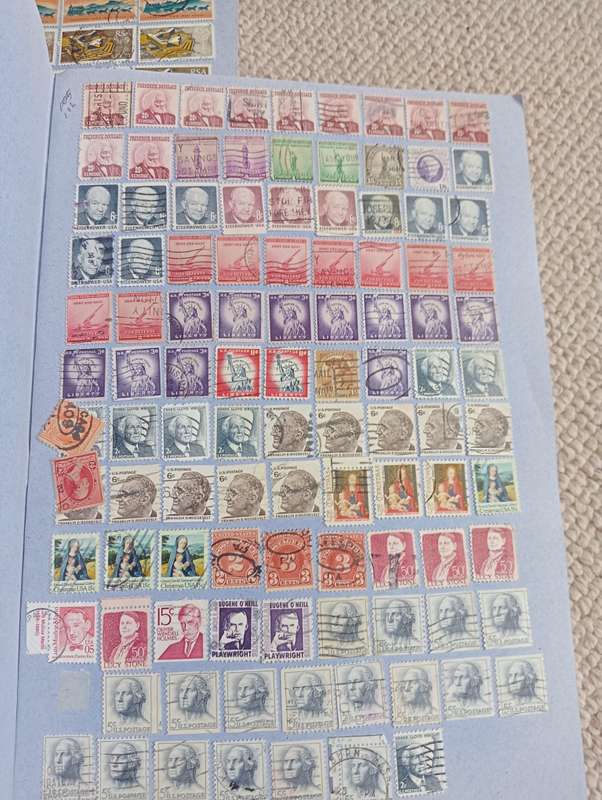 3 LARGE FILES FULL OF STAMPS 1000`S USEFUL LOTS SEE BELOW