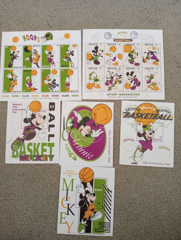 DISNEY    VERY SCARCE FULL SHEET ETC POST OFFICE FRESH MINI SHEETS-BUY NOW`S GET FREE SHEET