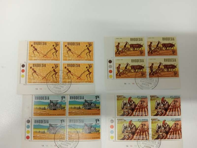 RHODESIA-PLOUGHING CONTROL BLOCKS VFU
