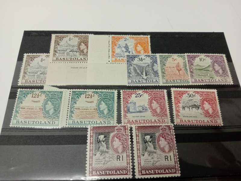 LESOTHO-SCARCE VFM LOT ON THREE CARDS  SEE BELOW !!!