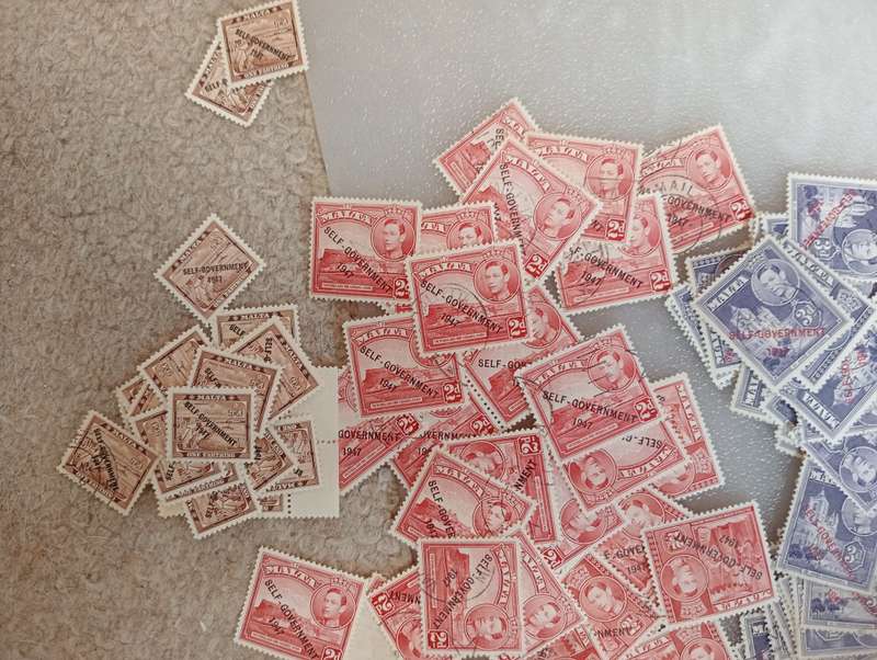 MALTA-THE LARGEST KGVI COLLECTION I HAVE  SEEN MUST REWARD WITH RESEARCH !!!! SEE BELOW-MANY MINT UM