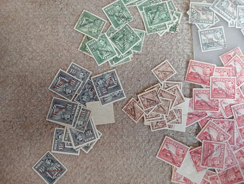 MALTA-THE LARGEST KGVI COLLECTION I HAVE  SEEN MUST REWARD WITH RESEARCH !!!! SEE BELOW-MANY MINT UM
