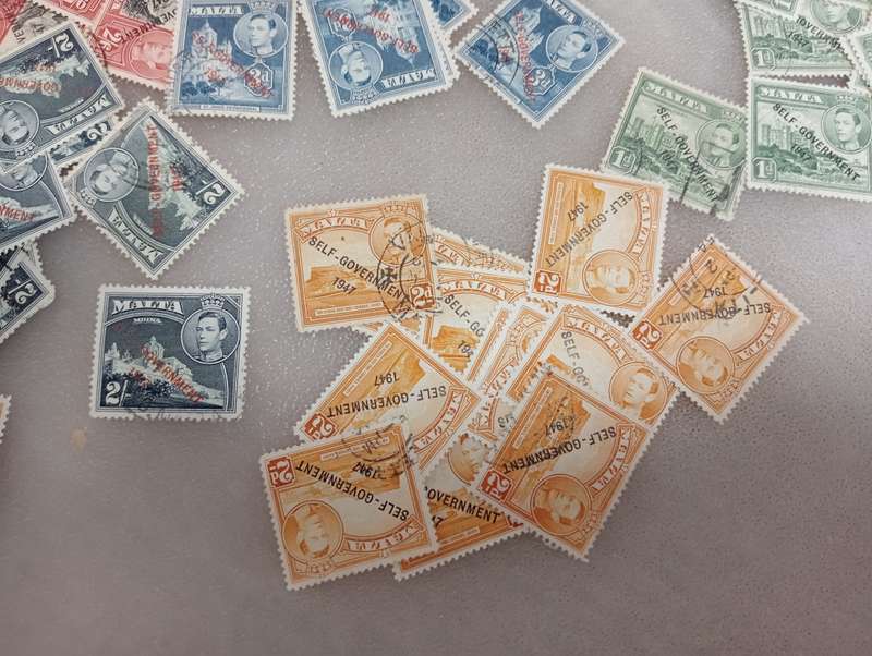 MALTA-THE LARGEST KGVI COLLECTION I HAVE  SEEN MUST REWARD WITH RESEARCH !!!! SEE BELOW-MANY MINT UM