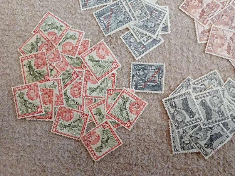 MALTA-THE LARGEST KGVI COLLECTION I HAVE  SEEN MUST REWARD WITH RESEARCH !!!! SEE BELOW-MANY MINT UM