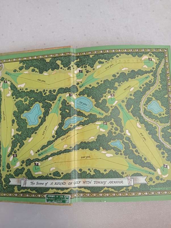 SIGNED BOOKS ON AUCTION TODAY-SOME  SCARCE " AFRICANA, OLD BOOK ON GOLF     SIGNED  "