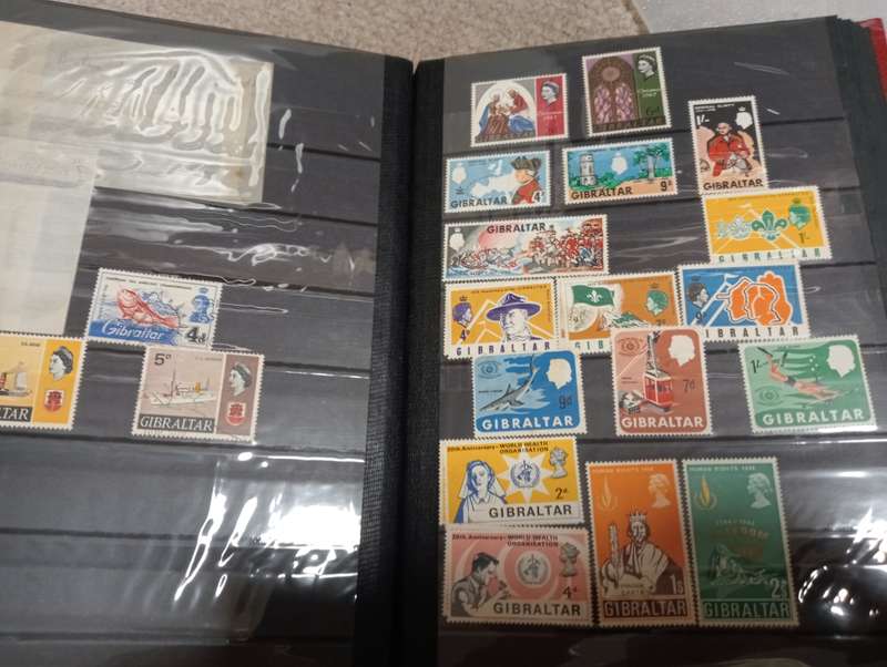 GIBRALTAR-STOCK BOOK-QV-QEII NOT ALL SHOWN,SOME CONDITION ISSUES-HIGH CAT VALUE !!