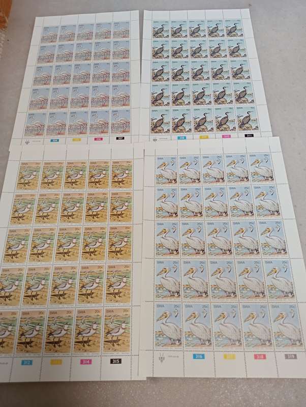 SWA-VERY SCARCE SETS AS FULL SHEETS WHALES, BIRDS ETC SEE ALL BELOW !! ALL UMM
