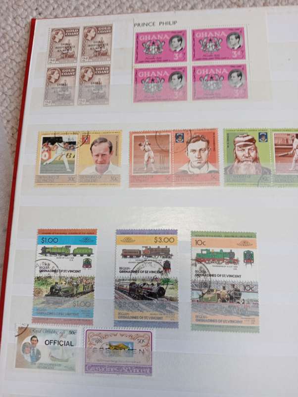 STOCK BOOK WITH MOSTLY VFM-SEE BELOW SOME GOOD LOTS HERE !! EASTER PRESENT !!