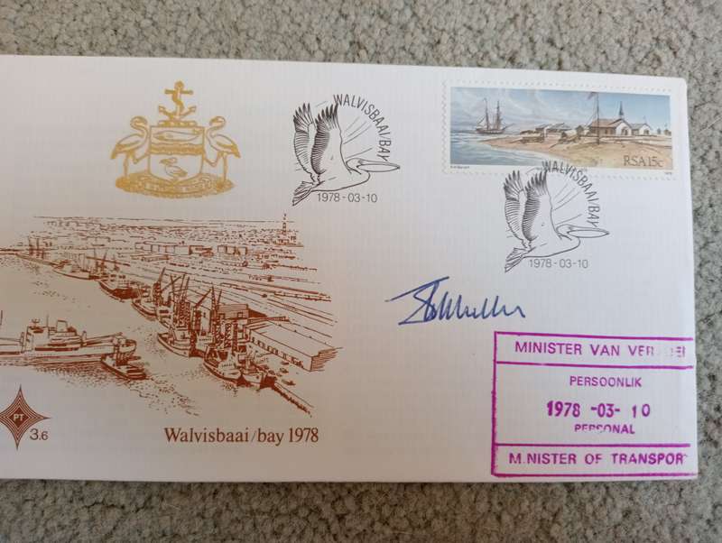 RSA-SOME VERY SCARCE OFFICIAL SIGNED FDC-SEE THEM ALL TODAY