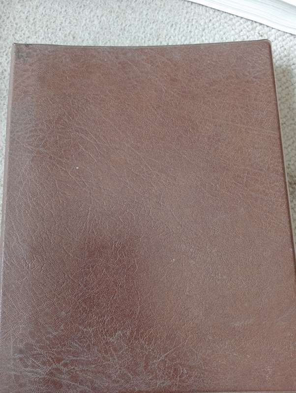 CLEAN EMPTY STOCK BOOK-10 LARGE DOUBLE SIDED.