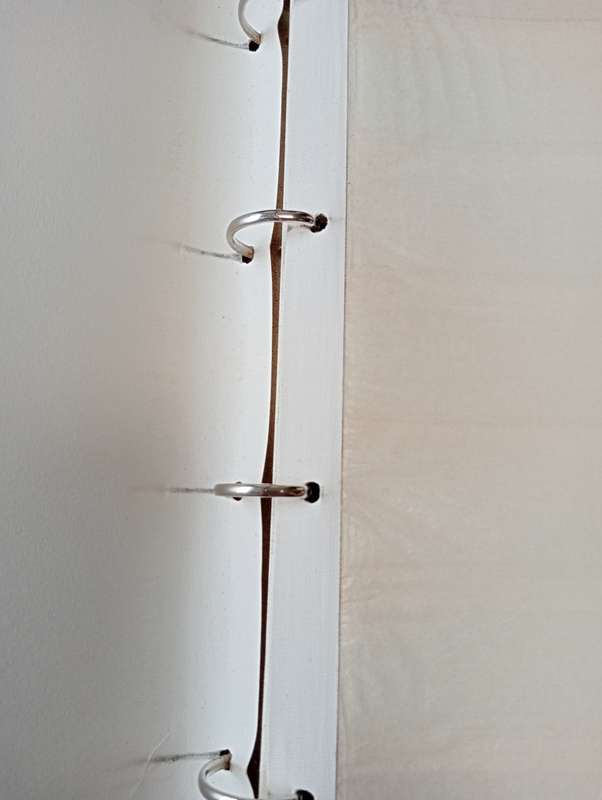 CLEAN EMPTY STOCK BOOK-10 LARGE DOUBLE SIDED.