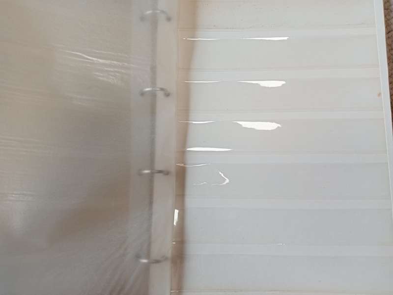 CLEAN EMPTY STOCK BOOK-10 LARGE DOUBLE SIDED.