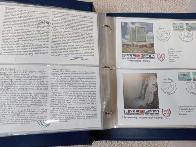 SCARCE AIR FLIGHT COVERS COMPLETE-ONE NORMAL THE OTHER ALL SIGNED COVERS-SEE BELOW