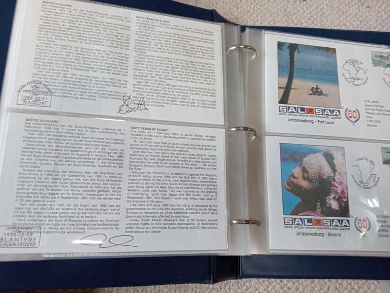 SCARCE AIR FLIGHT COVERS COMPLETE-ONE NORMAL THE OTHER ALL SIGNED COVERS-SEE BELOW
