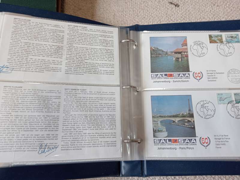 SCARCE AIR FLIGHT COVERS COMPLETE-ONE NORMAL THE OTHER ALL SIGNED COVERS-SEE BELOW
