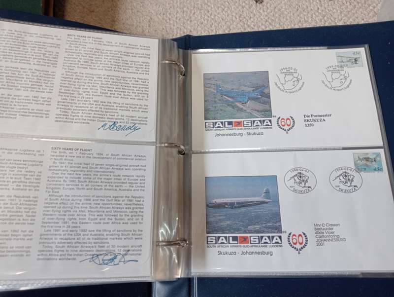 SCARCE AIR FLIGHT COVERS COMPLETE-ONE NORMAL THE OTHER ALL SIGNED COVERS-SEE BELOW