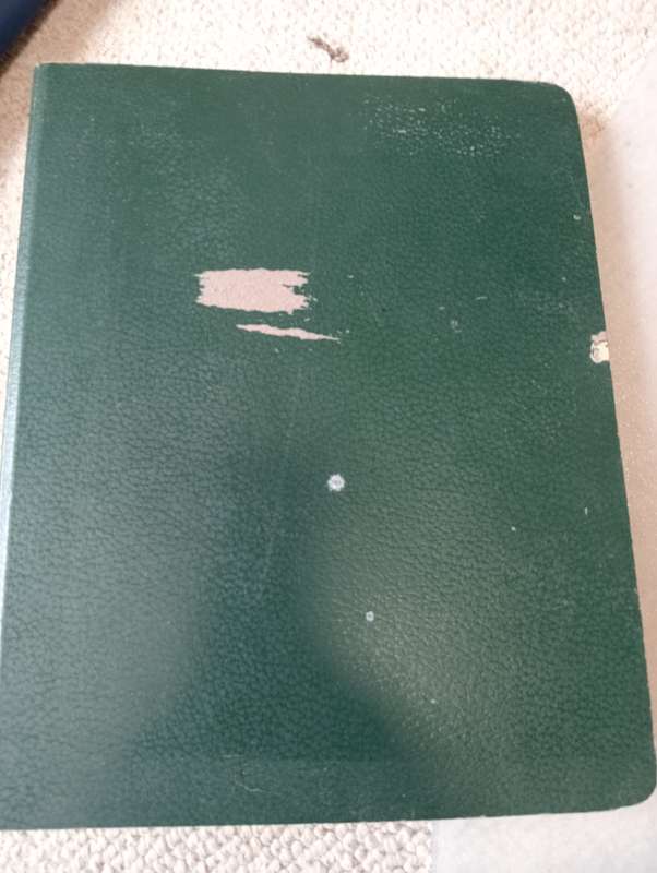 STOCK BOOK WITH PLASTIC PAGES WITH COVERS AND DOCUMENTATION-NOT ALL SHOWN
