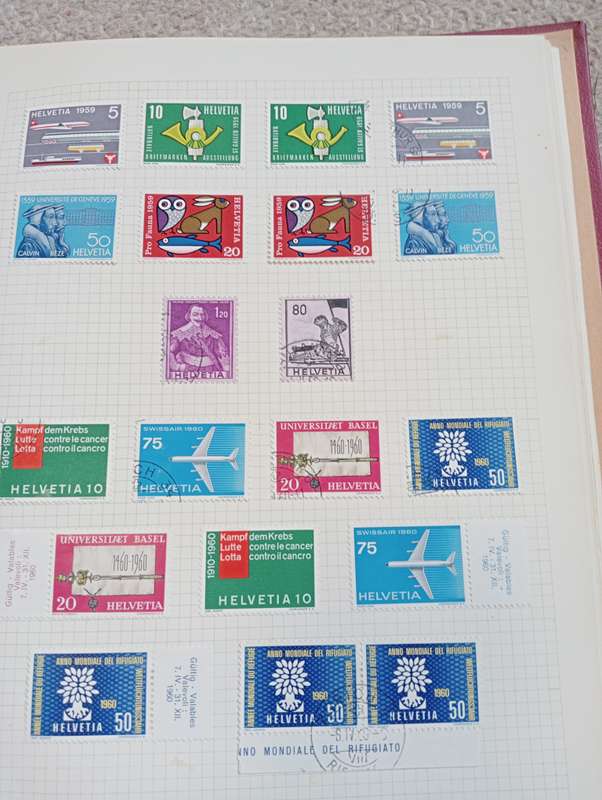 WORLD WIDE COLLECTION-MOSTLY VERY FINE USED-MANY MANY PAGES-NO ALL SHOWN