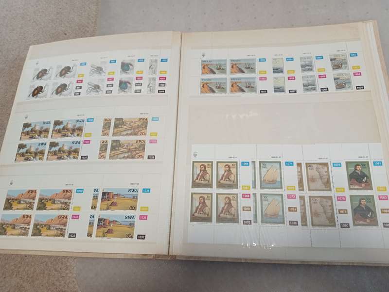 SWA-LOVELY STOCK BOOK WITH CONTROLS ALL UMM R2500.00