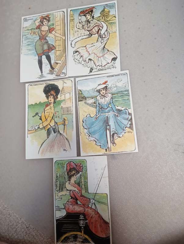 RSA-SCARCE 1904 POST CARDS REPLICAS