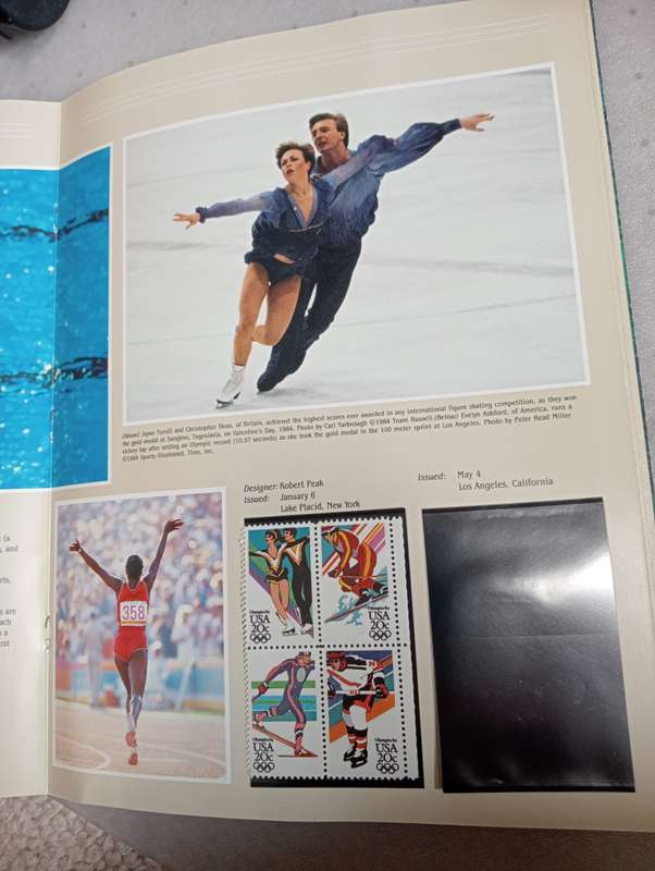 USA-1984 YEAR BOOK WITH MOST ISSUES INCLUDED