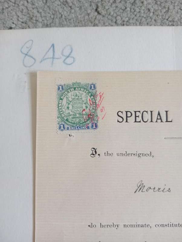BSAC   SCARCE SUPERB AND CLEAN FOR THESES   REVENUE DOCUMENTS-NB SEE ALL BELOW !!