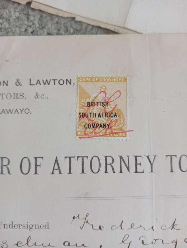 BSAC   SCARCE SUPERB AND CLEAN FOR THESES   REVENUE DOCUMENTS-NB SEE ALL BELOW !!