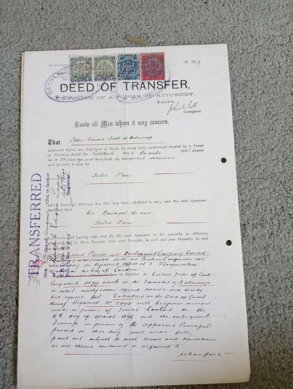 BSAC   SCARCE SUPERB AND CLEAN FOR THESES   REVENUE DOCUMENTS-NB SEE ALL BELOW !!