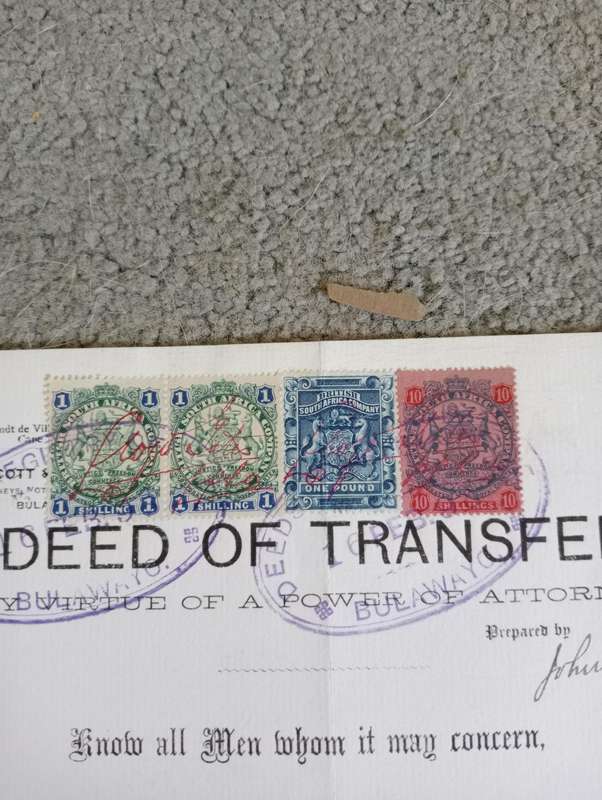 BSAC   SCARCE SUPERB AND CLEAN FOR THESES   REVENUE DOCUMENTS-NB SEE ALL BELOW !!