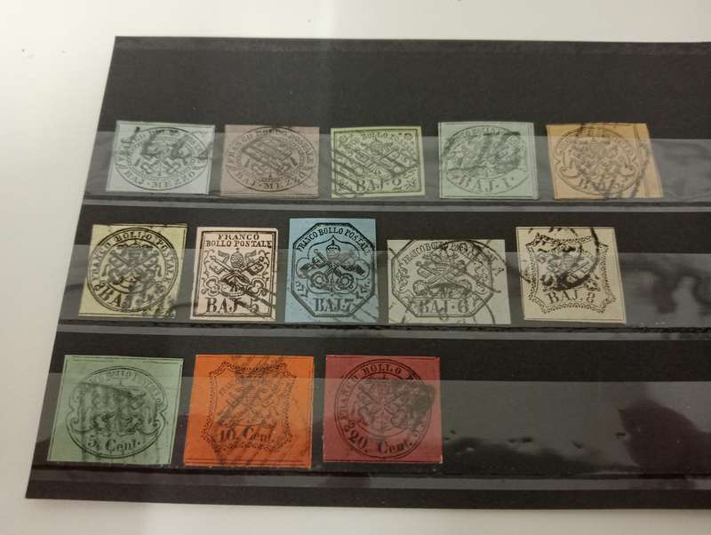 PAPAL STATES A VERY SCARCE COLLECTION INCLUDING AN ENTIRE -SEE THE DETAILS BELOW