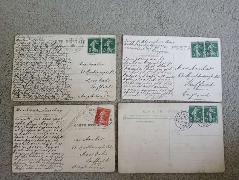 LOVELY EARLY 1900`S POSTCARDS-SEE BACKS BELOW-BUY NOW`S GET A FREE SIMILAR CARD !