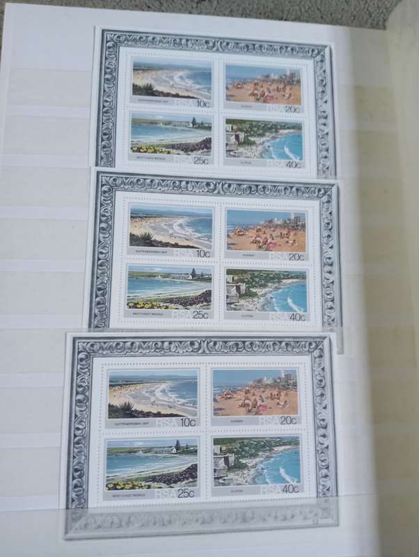 LARGE STOCK BOOK WITH LOVELY SWA SETS FROM VOORTREKKER TO WARS ETC AND MANT RSA CONTROLS SEE BELOW