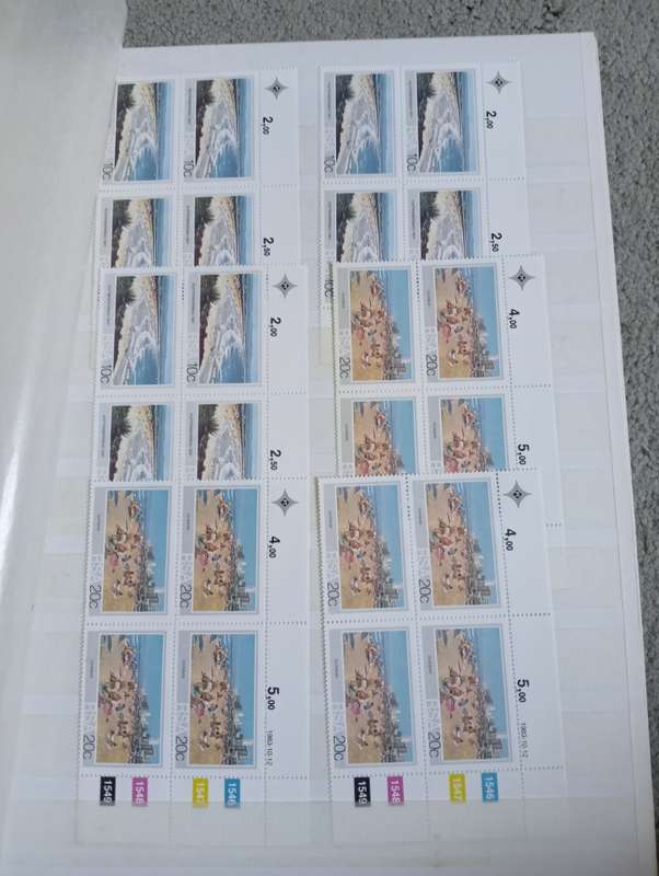 LARGE STOCK BOOK WITH LOVELY SWA SETS FROM VOORTREKKER TO WARS ETC AND MANT RSA CONTROLS SEE BELOW