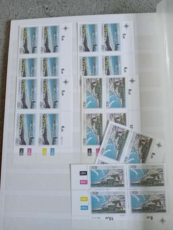 LARGE STOCK BOOK WITH LOVELY SWA SETS FROM VOORTREKKER TO WARS ETC AND MANT RSA CONTROLS SEE BELOW