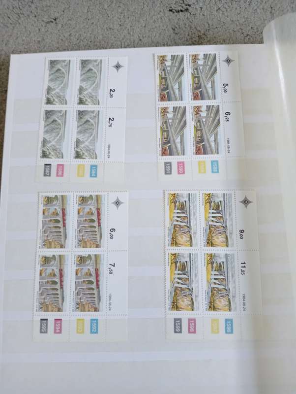LARGE STOCK BOOK WITH LOVELY SWA SETS FROM VOORTREKKER TO WARS ETC AND MANT RSA CONTROLS SEE BELOW
