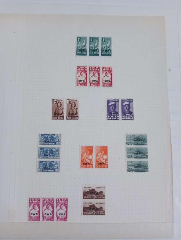 LARGE STOCK BOOK WITH LOVELY SWA SETS FROM VOORTREKKER TO WARS ETC AND MANT RSA CONTROLS SEE BELOW