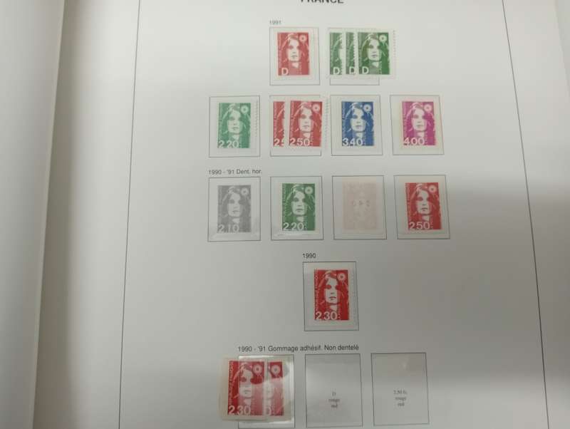 FRANCE-SCARCE LOT IMPERF`S,PHOSPHORS AND ERRORS ALL POST OFFICE FRESH !!