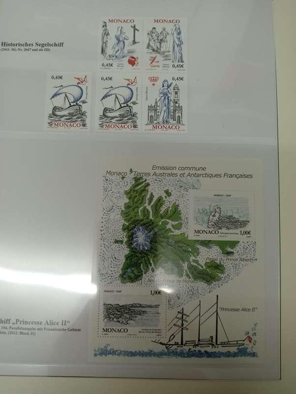 BEAUTIFUL SCARCE SHIPS MONACO ALL POST OFFICE FRESH  R1950.00