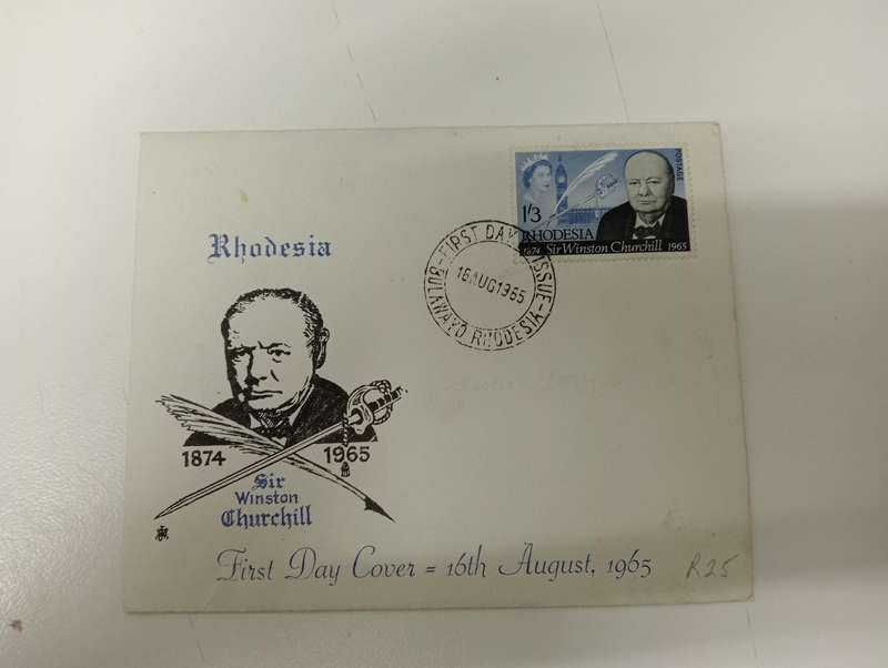 RHODESIA-NICE CHURCHILL FDC