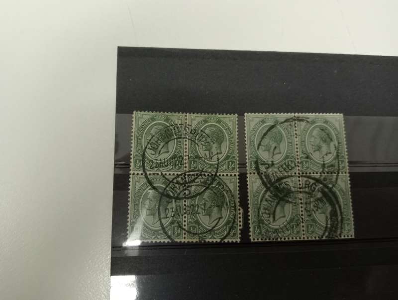 UNION-KINGS HEADS FINE USED BLOCKS