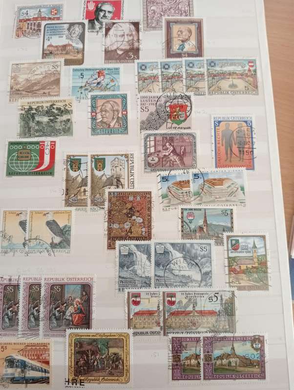 A LOVELY AUSTRIAN COLLECTION ON STOCK PAGES-MUST SEE BELOW