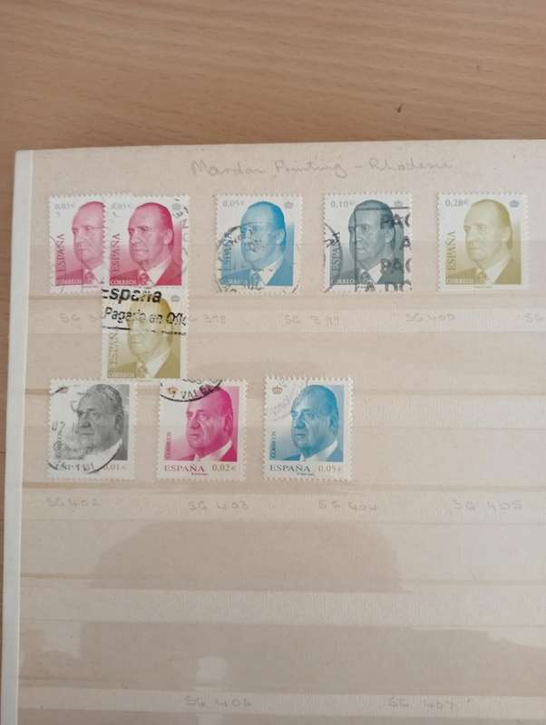 A LOVELY SCARCE SPANISH COLLECTION ON 12  STOCK PAGES-MUST SEE BELOW