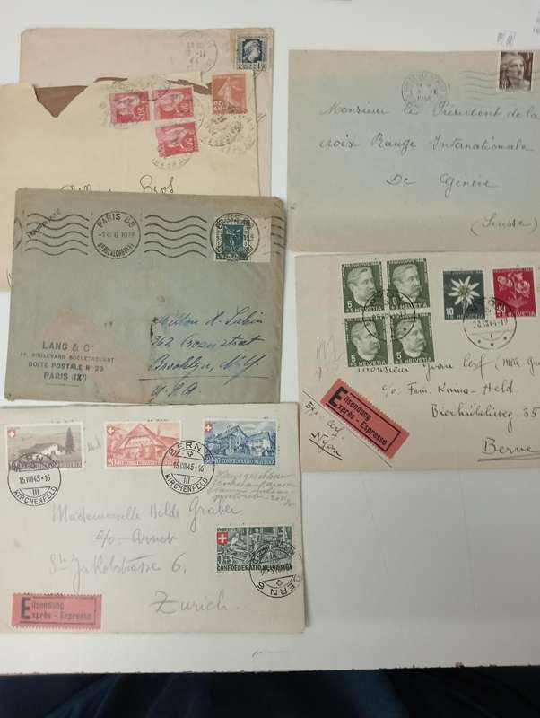 A NICE SELECTION OF   COVERS-SOME SCARCE SWITZERLAND R2660.00 STAMPS ALONE !!!  !! SEE BELOW